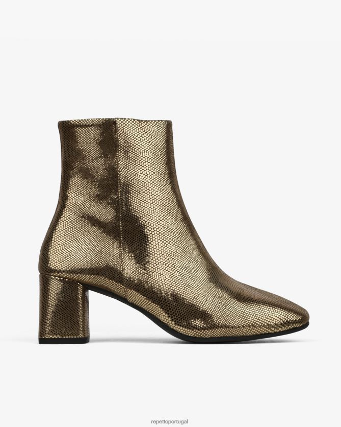 Repetto LJHHL192 mulheres bota phoebe calçados ouro antigo