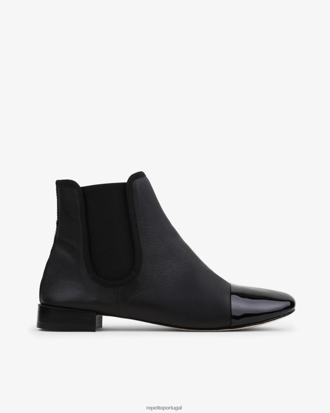 Repetto LJHHL196 mulheres botins elora calçados preto