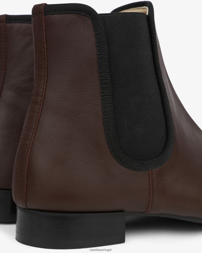 Repetto LJHHL198 mulheres botins elor calçados marrom ristretto