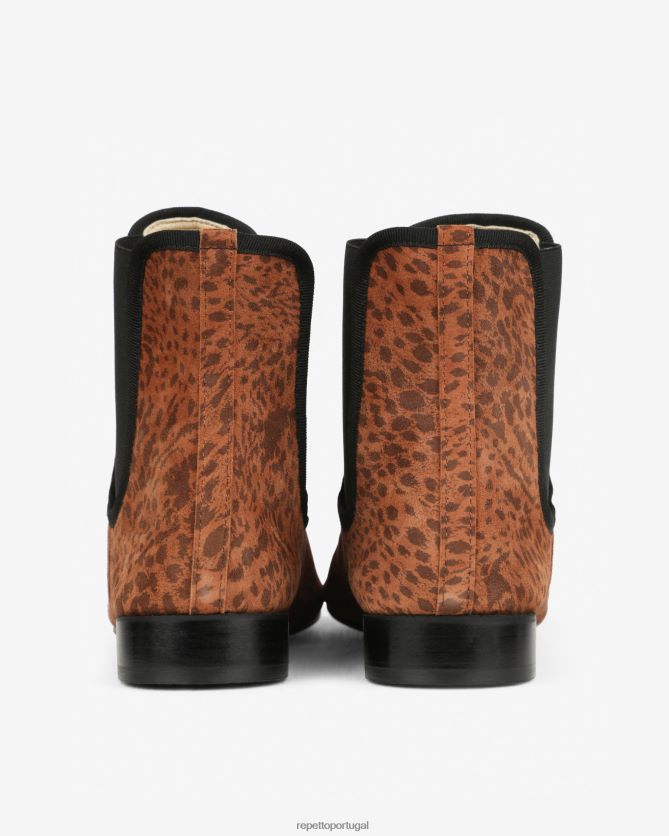 Repetto LJHHL199 mulheres botins elor calçados camelo cubano