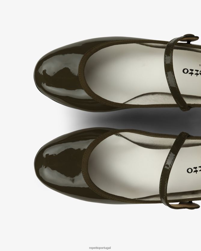 Repetto LJHHL147 mulheres rosa mary janes calçados goa verde