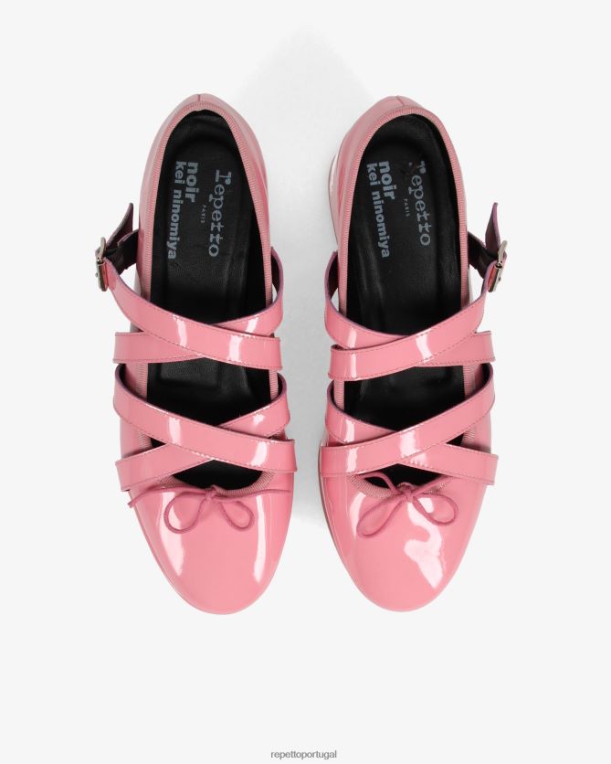 Repetto LJHHL153 mulheres x noir kei ninomiya - plataforma mary janes calçados bebê Rosa