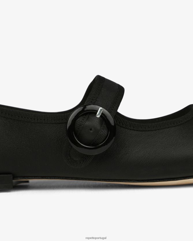Repetto LJHHL169 mulheres Geórgia Maria Janes calçados preto