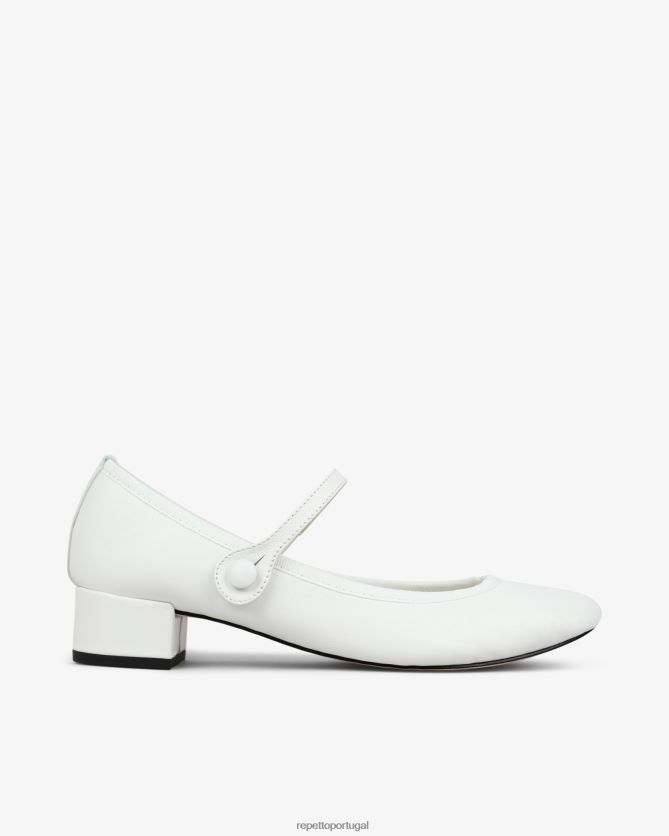 Repetto LJHHL172 mulheres rosa mary janes calçados branco