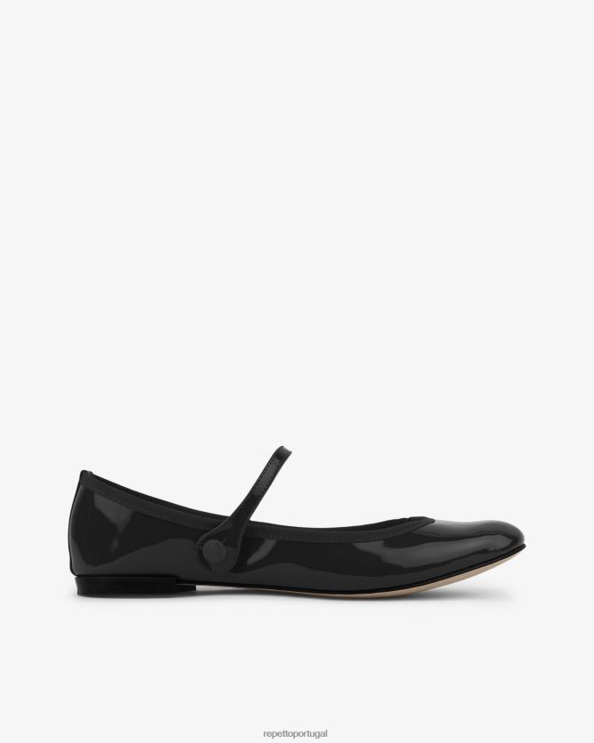 Repetto LJHHL174 mulheres lio mary janes calçados preto