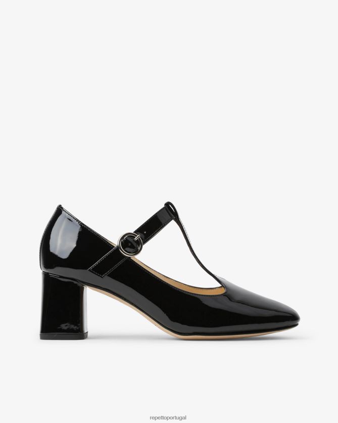 Repetto LJHHL176 mulheres tara mary janes calçados preto