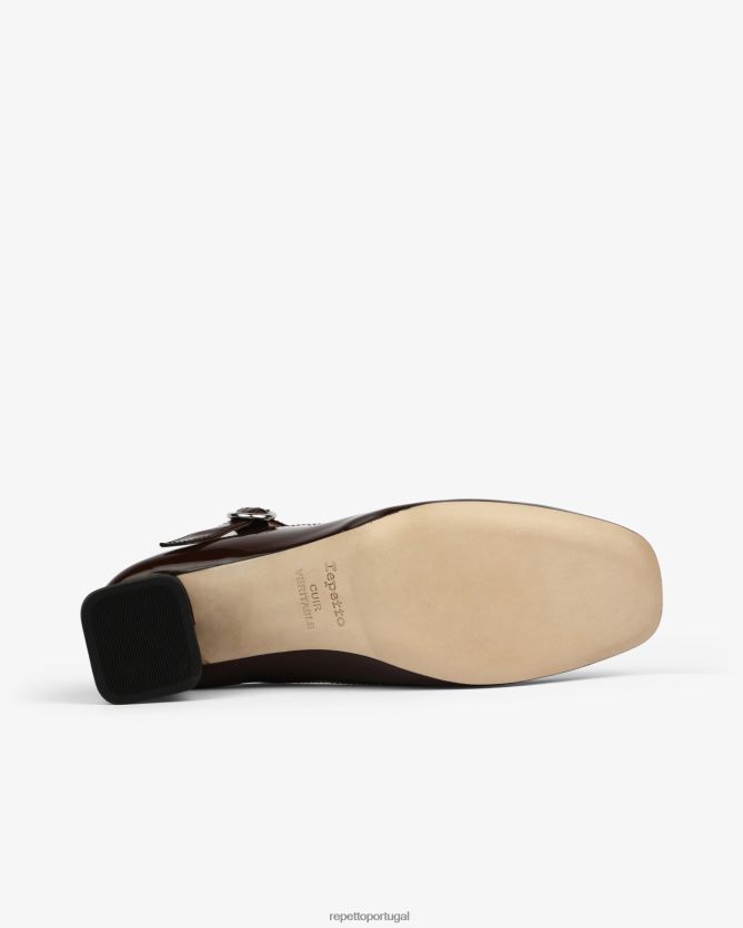 Repetto LJHHL178 mulheres tara mary janes calçados marrom ristretto