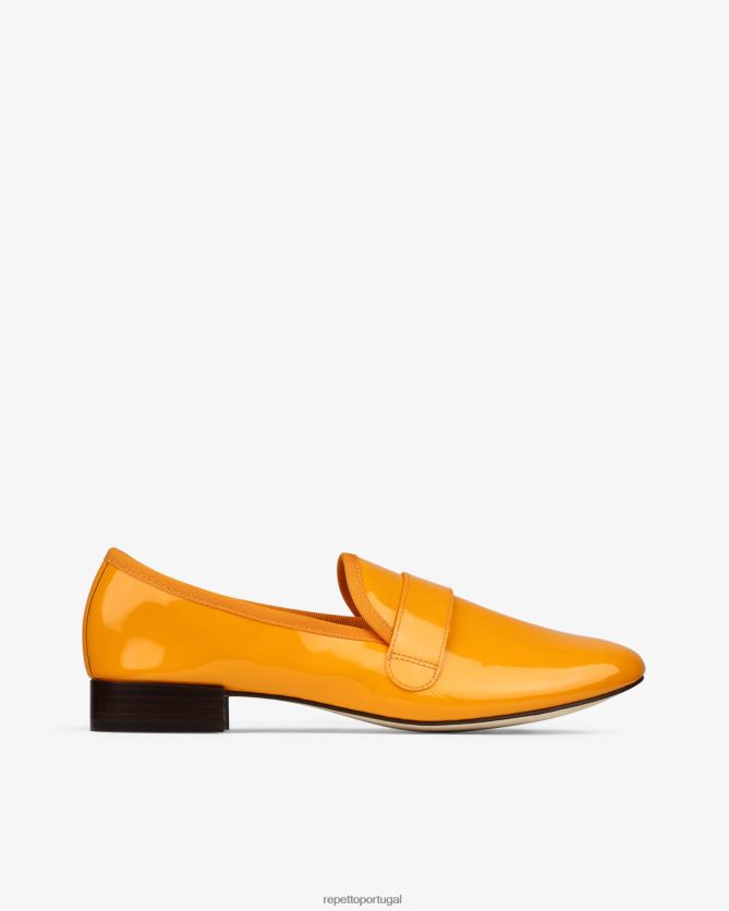 Repetto LJHHL224 mulheres mocassins michael calçados laranja calêndula