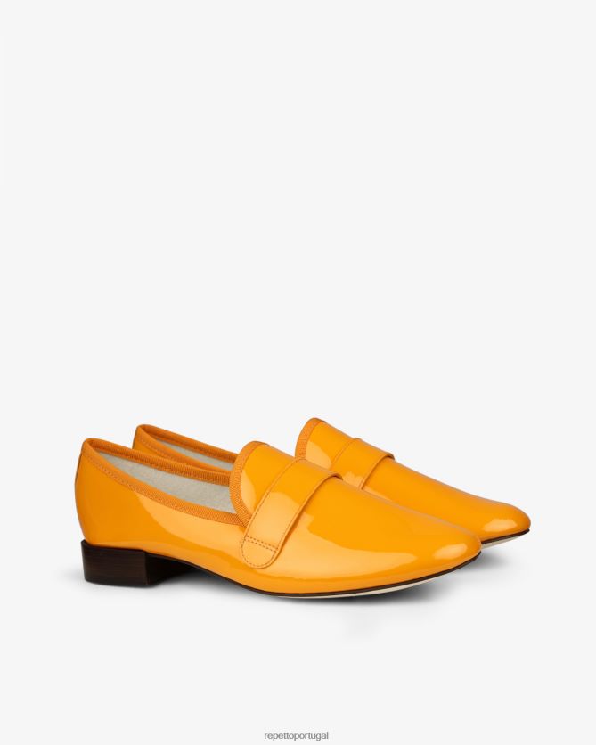 Repetto LJHHL224 mulheres mocassins michael calçados laranja calêndula