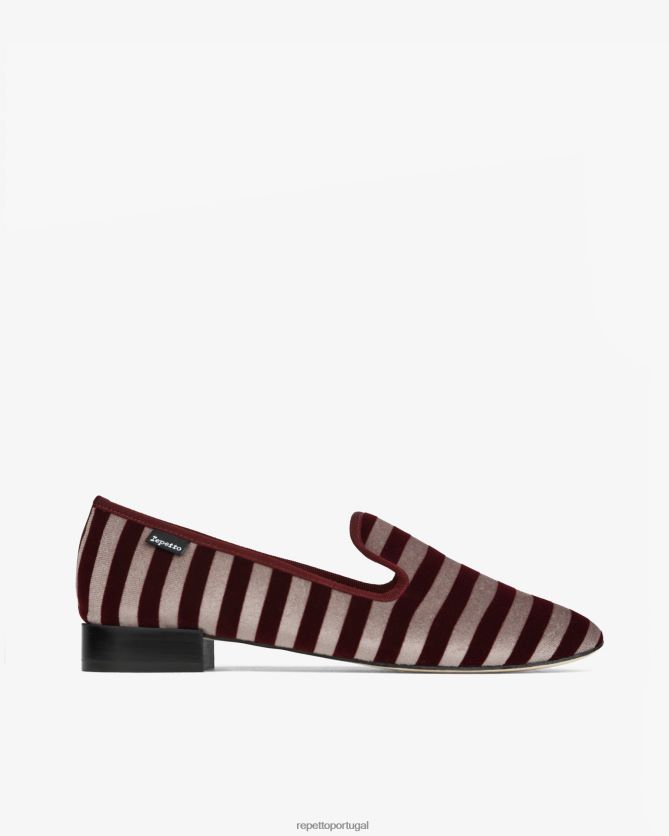 Repetto LJHHL231 mulheres mocassins gladice calçados pommar vermelho