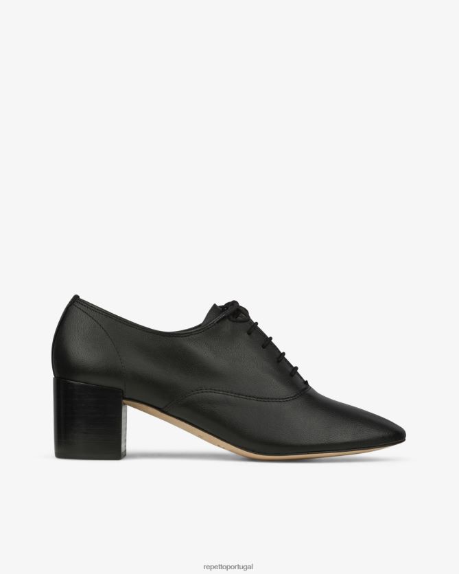 Repetto LJHHL207 mulheres sapatos oxford de fado calçados preto