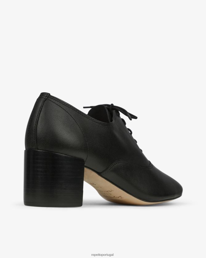 Repetto LJHHL207 mulheres sapatos oxford de fado calçados preto
