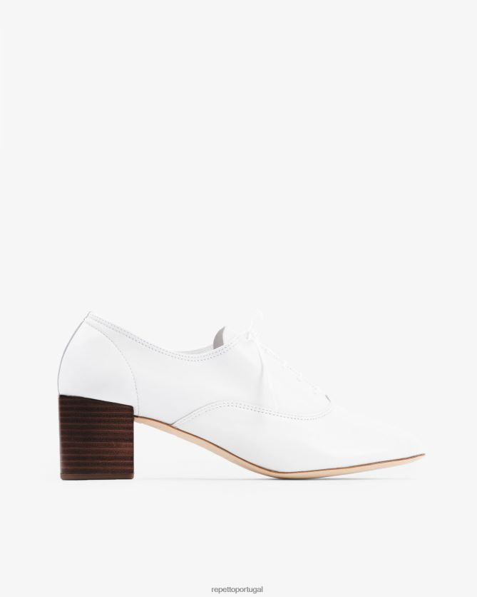 Repetto LJHHL208 mulheres sapatos oxford de fado calçados branco
