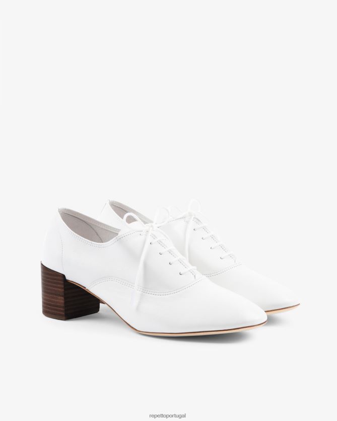 Repetto LJHHL208 mulheres sapatos oxford de fado calçados branco