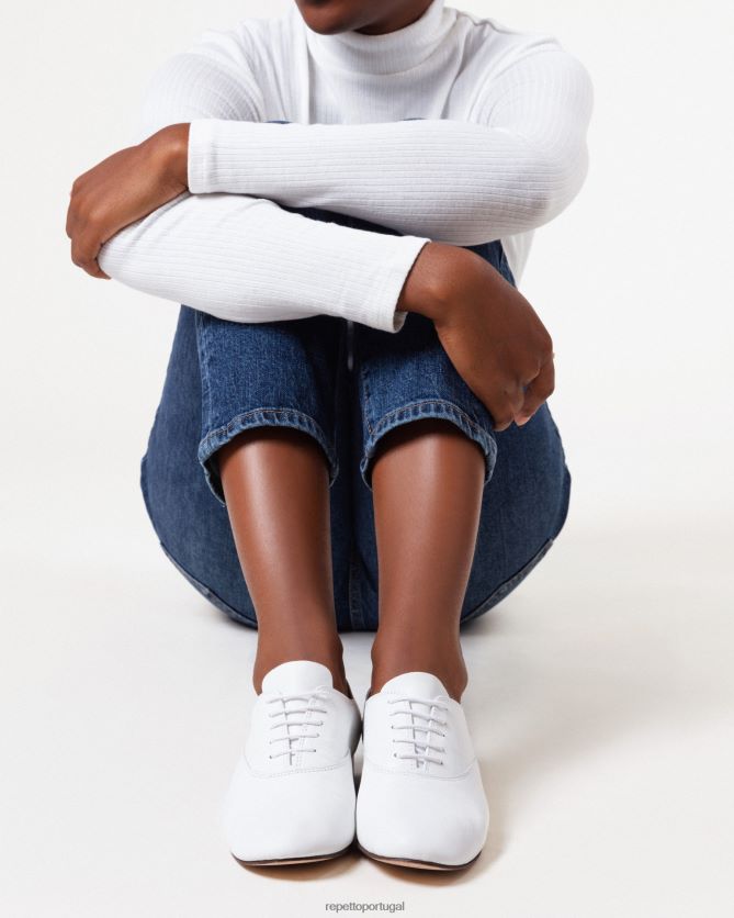 Repetto LJHHL209 mulheres sapato oxford zizi calçados branco