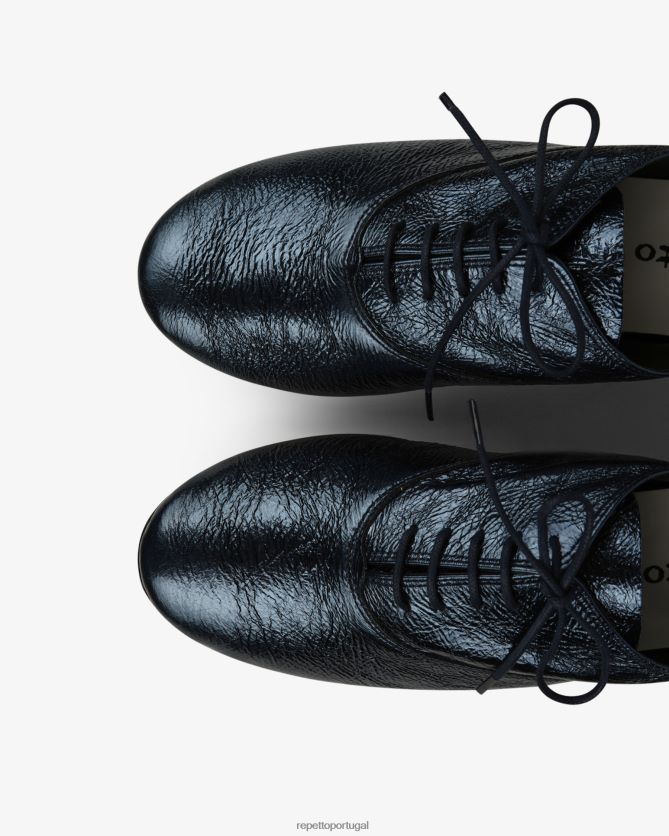 Repetto LJHHL210 mulheres sapato oxford zizi calçados cinza trovão