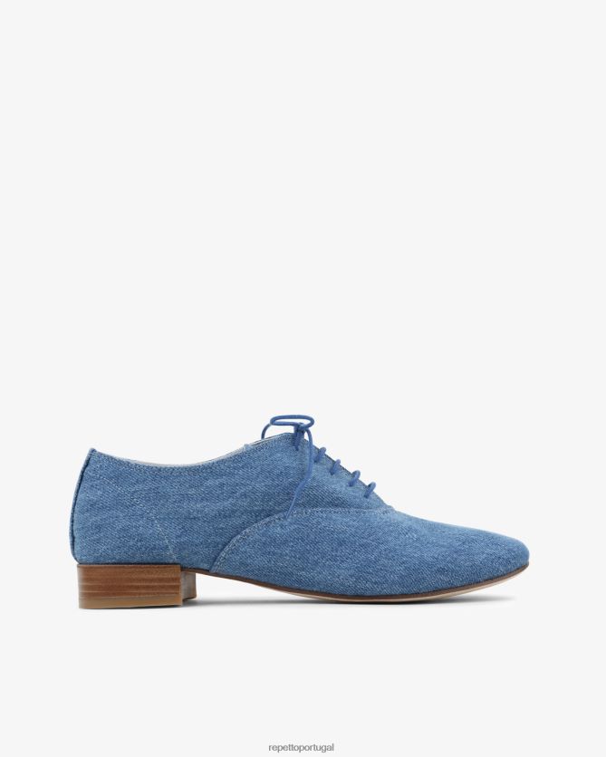 Repetto LJHHL211 mulheres sapato oxford zizi calçados Everest azul