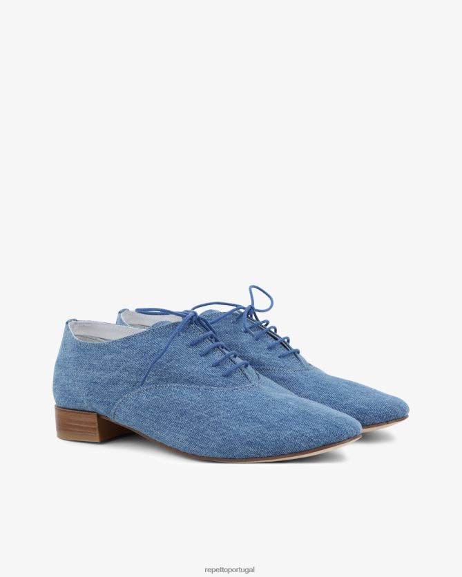 Repetto LJHHL211 mulheres sapato oxford zizi calçados Everest azul