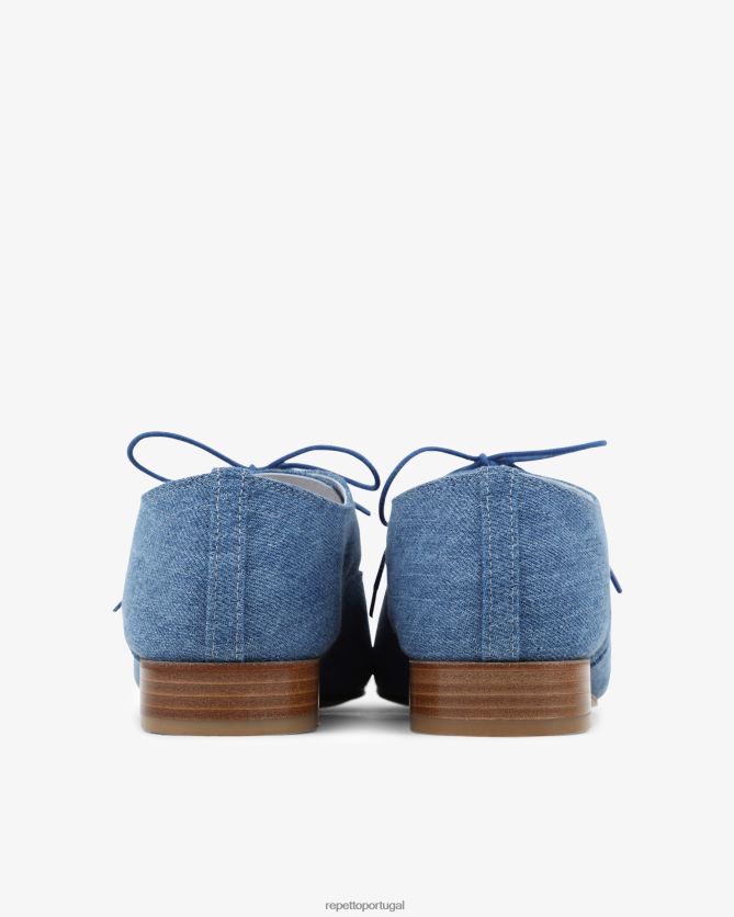 Repetto LJHHL211 mulheres sapato oxford zizi calçados Everest azul
