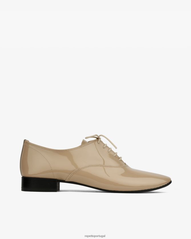 Repetto LJHHL212 mulheres sapato oxford zizi calçados caxemira bege