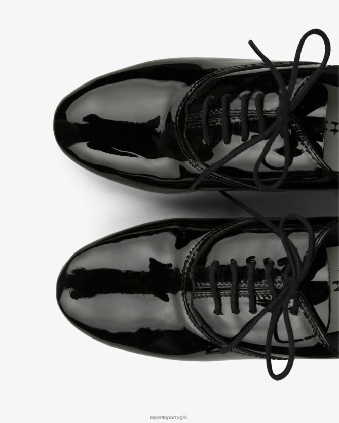 Repetto LJHHL217 mulheres sapato oxford zizi calçados preto