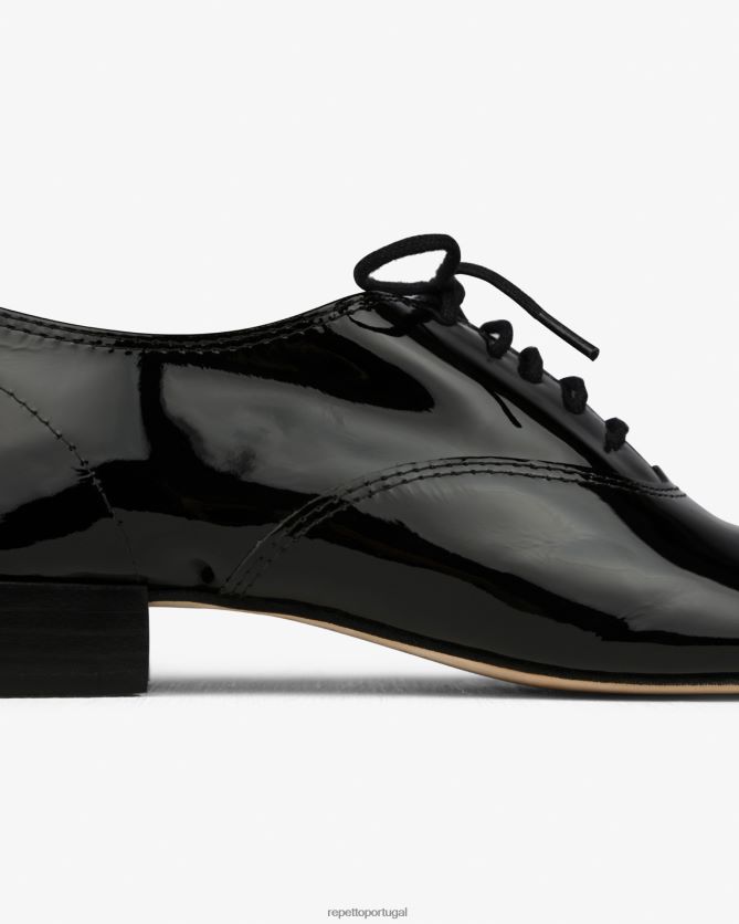Repetto LJHHL217 mulheres sapato oxford zizi calçados preto