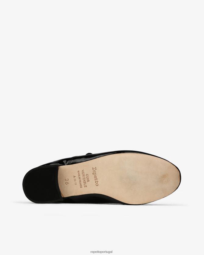 Repetto LJHHL217 mulheres sapato oxford zizi calçados preto