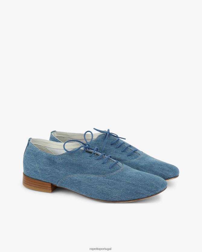 Repetto LJHHL261 mulheres sapato oxford zizi calçados Everest azul