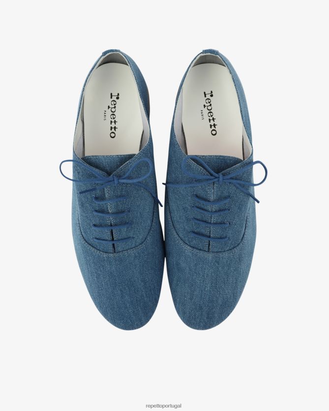 Repetto LJHHL261 mulheres sapato oxford zizi calçados Everest azul