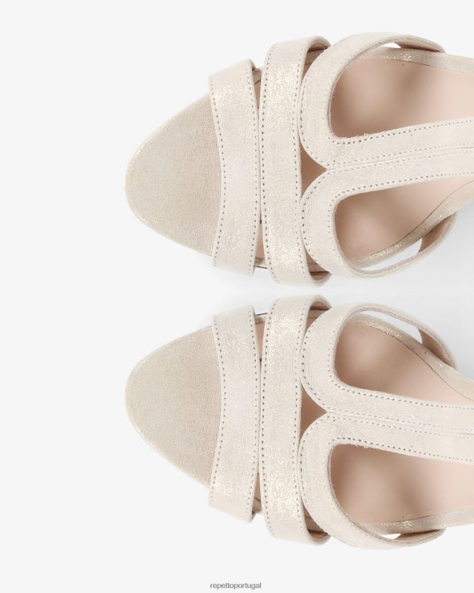 Repetto LJHHL243 mulheres sandálias de biquíni calçados espírito branco