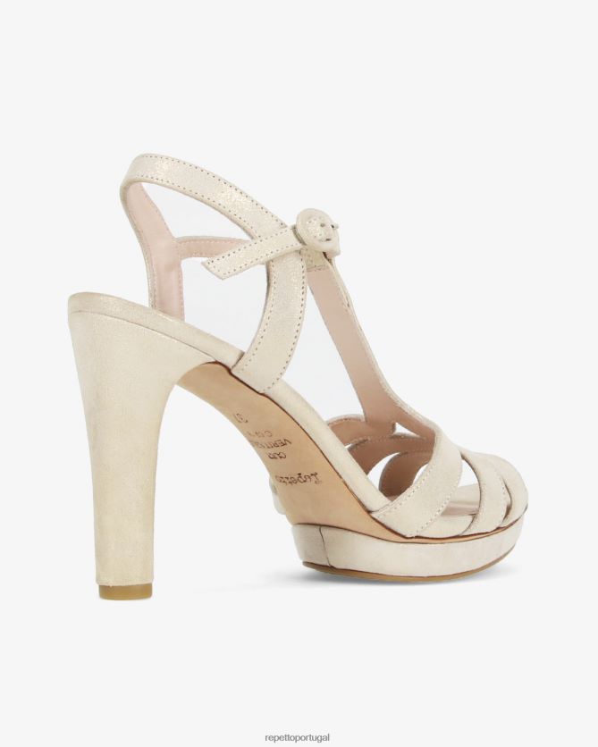 Repetto LJHHL243 mulheres sandálias de biquíni calçados espírito branco