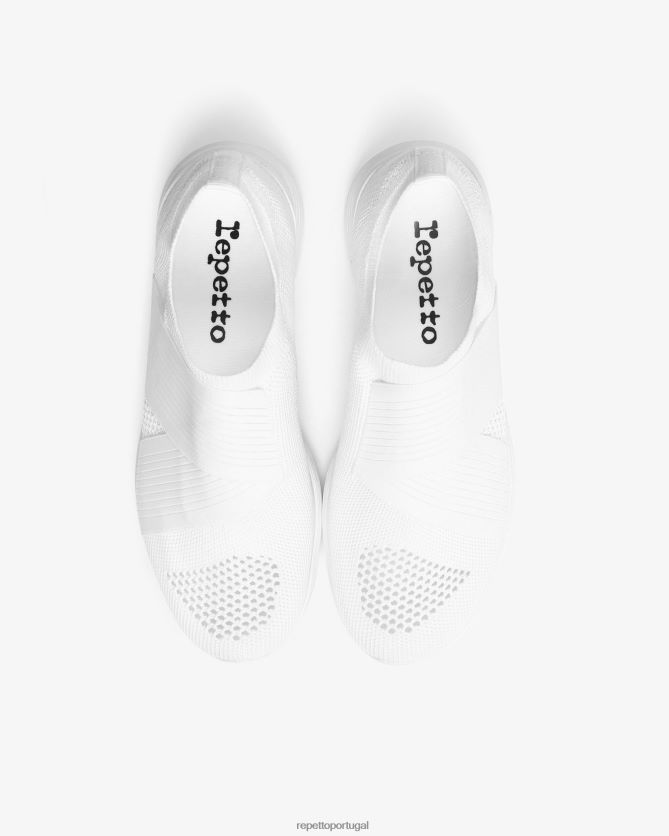 Repetto LJHHL256 mulheres tênis de dança calçados branco