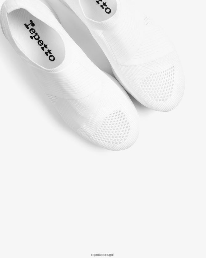 Repetto LJHHL256 mulheres tênis de dança calçados branco