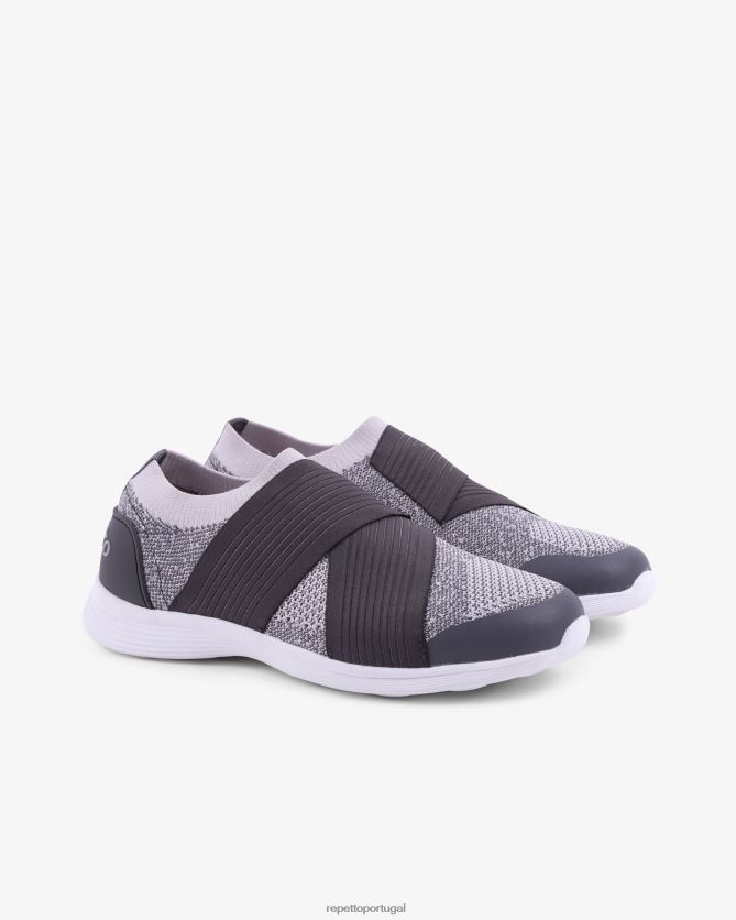 Repetto LJHHL258 mulheres tênis de dança ii calçados cinza tingido
