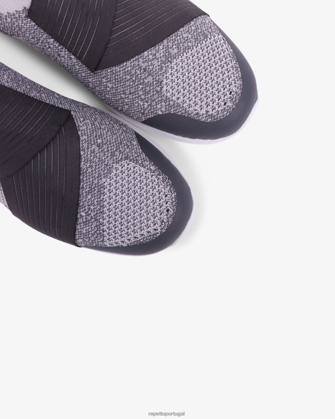 Repetto LJHHL258 mulheres tênis de dança ii calçados cinza tingido